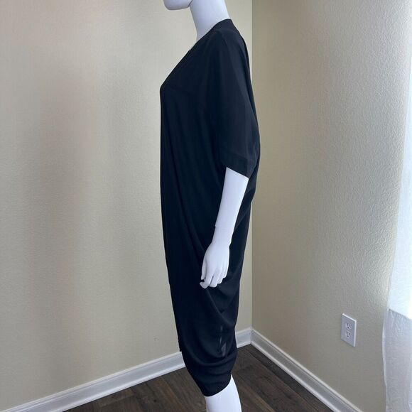 Melissa McCarthy Seven7 Womens Size S Black Sheer Cocoon Kimono Cardigan Minimal - Picture 15 of 15